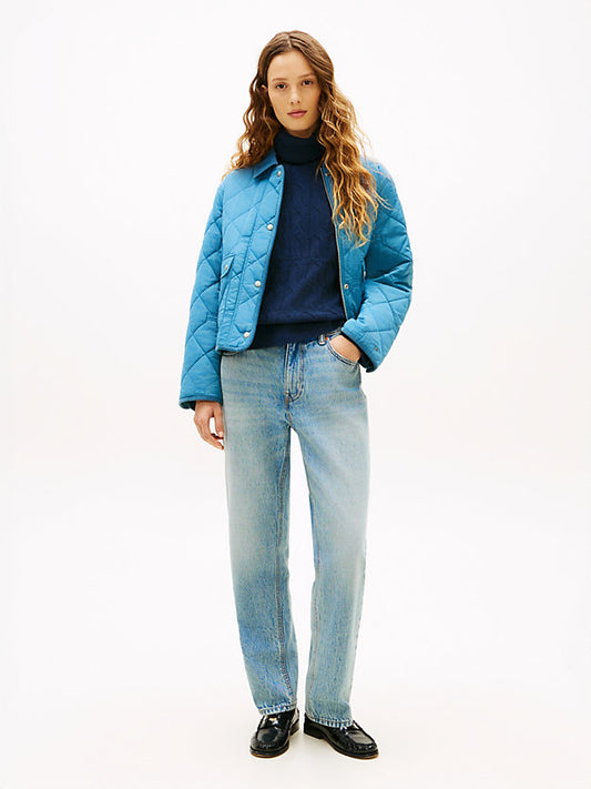 Padded Flag Quilted Water Repellent Jacket
