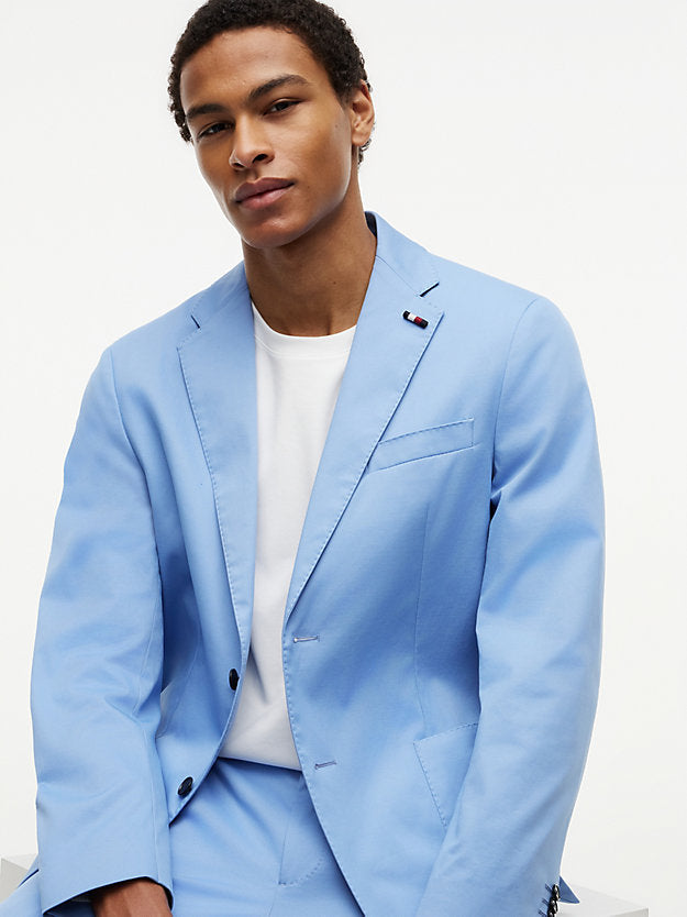 Regular Fit Gabardine Single Breasted Blazer
