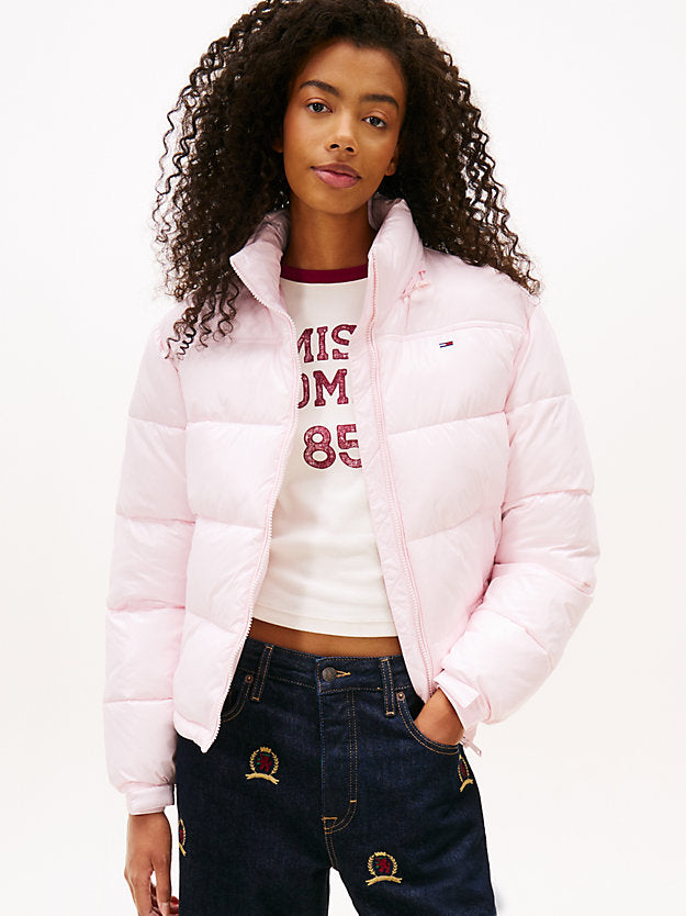 Packable Shiny Puffer Jacket