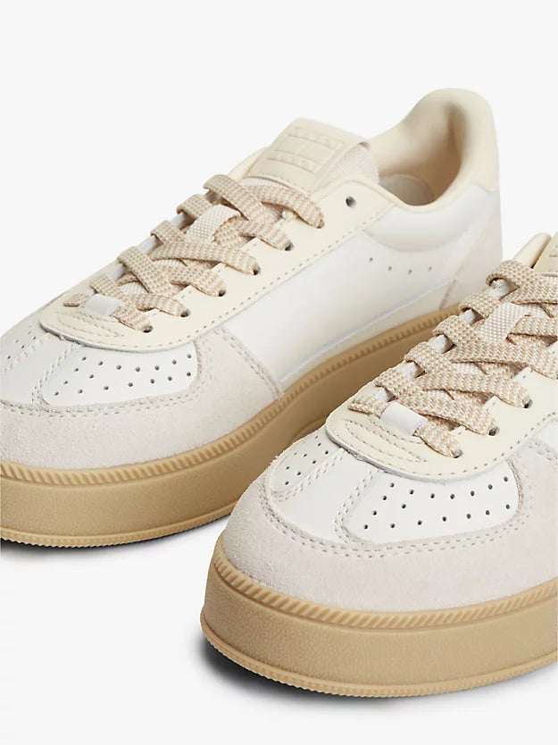 The Greenwich Leather Chunky Cupsole Trainers