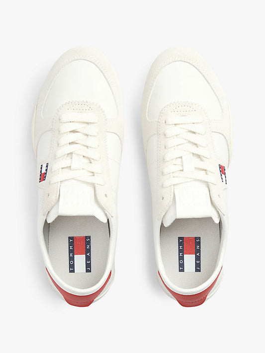 Leather Low Profile Ballet Trainers