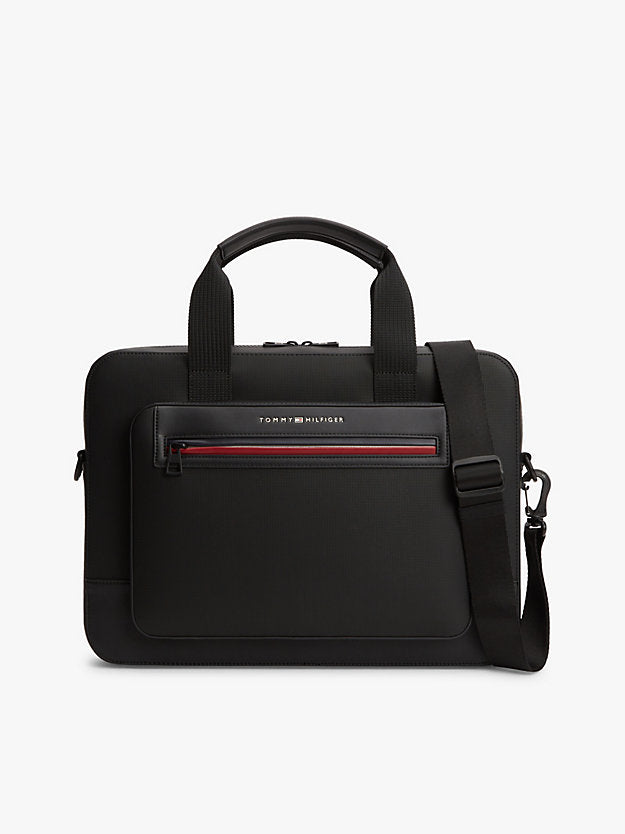 Metal Logo Laptop Bag