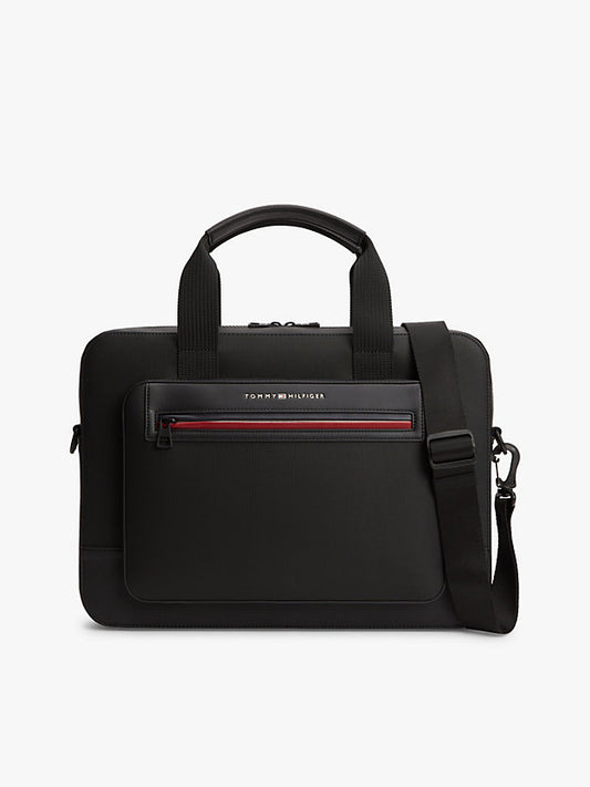 Metal Logo Laptop Bag