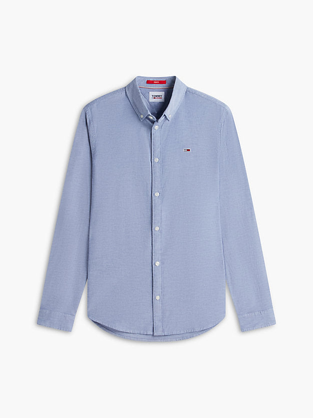Stretch Oxford Cotton Slim Fit Shirt