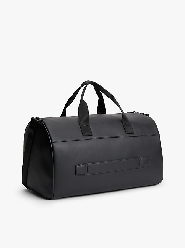 Metallic Logo Signature Tape Duffel Bag