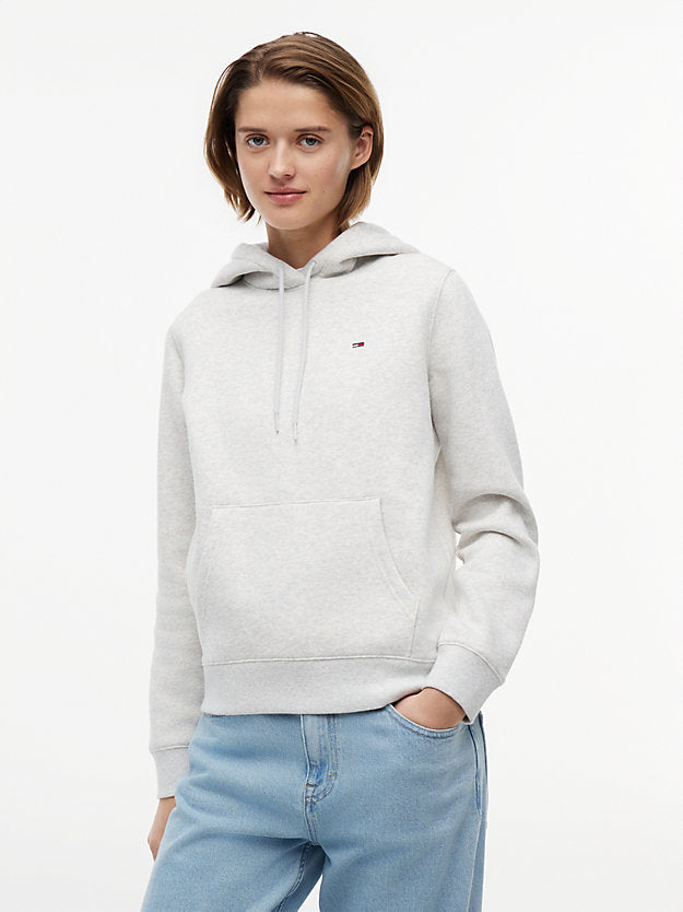Flag Embroidery Fleece Drawstring Hoody