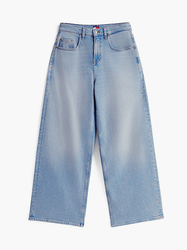 Mid Rise Loose Wide Leg Jeans