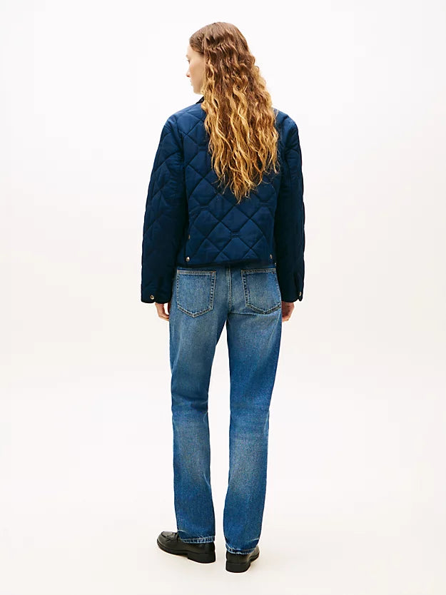 Padded Flag Quilted Water Repellent Jacket