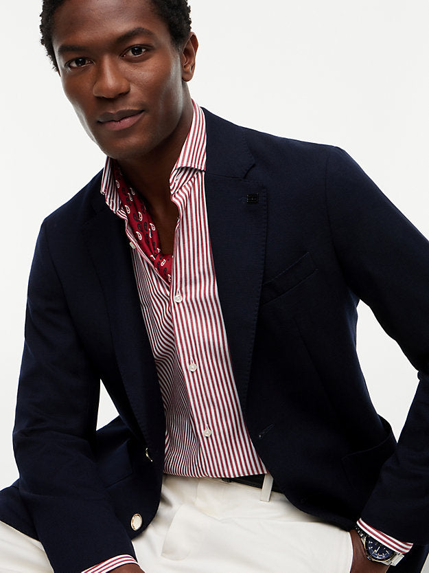 New York Label Regular Fit Pure Wool Blazer