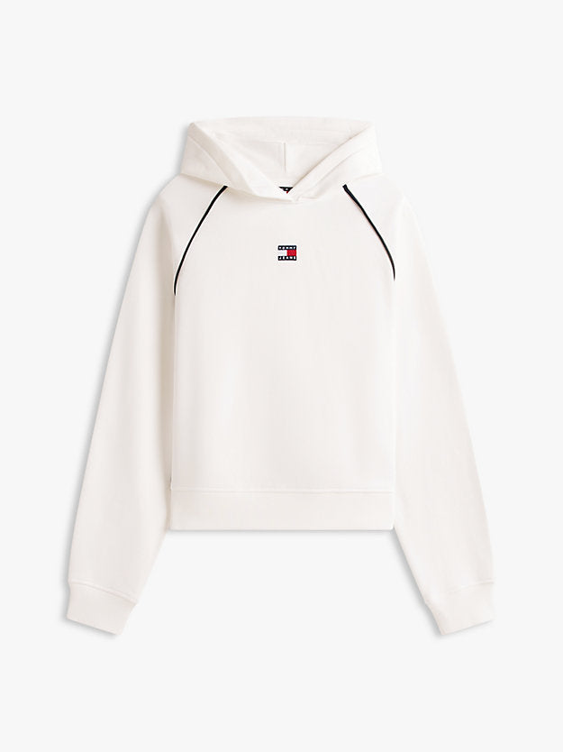 Badge Piping Relaxed Hoody