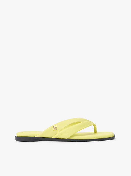 Leather Toe Post Flat Sandals