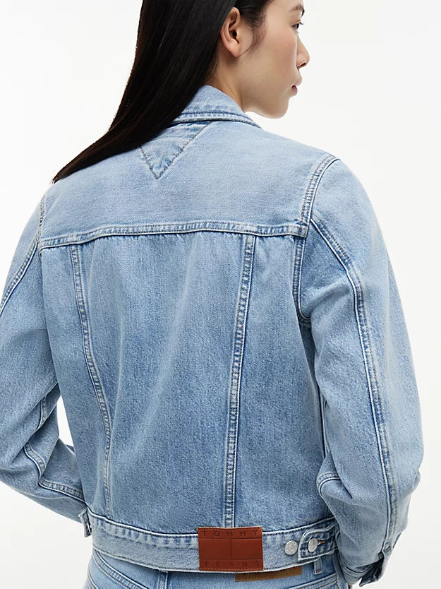 Faded Denim Trucker Jacket