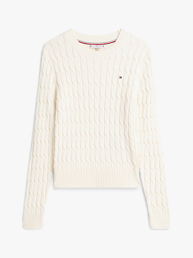 Cable Knit Crew Neck Jumper