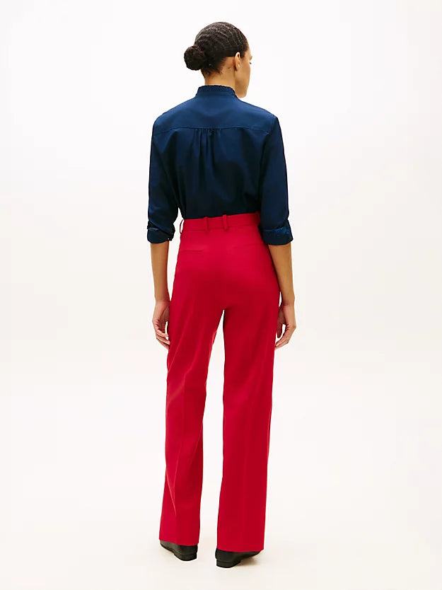 Timeless Pleated Relaxed Straight Leg Trousers