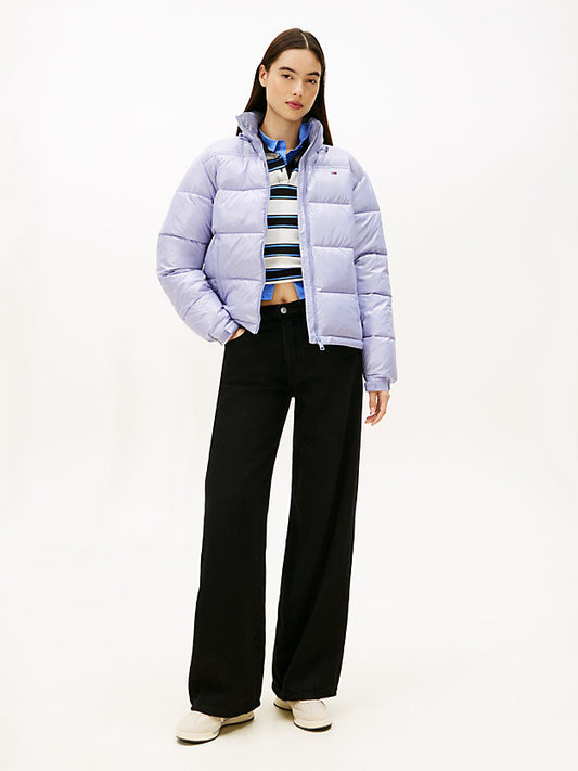 Packable Shiny Puffer Jacket