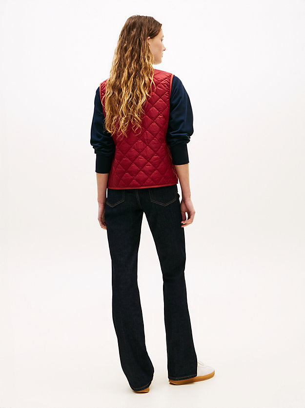 Shiny Lightweight Padded Quilted Gilet