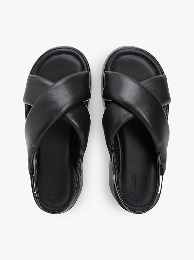 Padded Strap Wedge Sandals