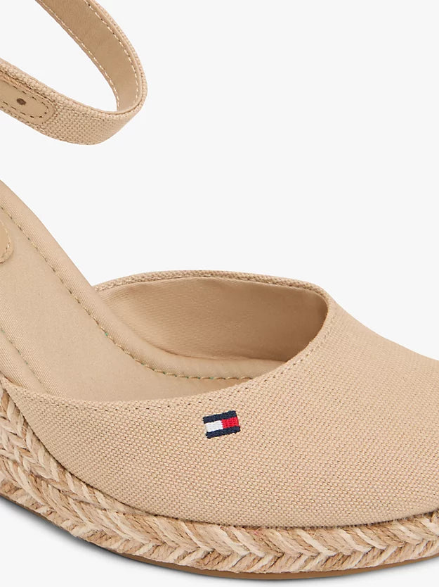 Canvas High Wedge Espadrilles