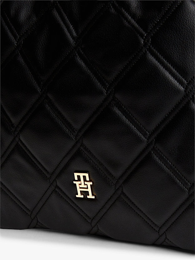 Monogram Quilted Tote Bag