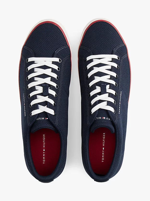 Logo Mesh Lace-Up Trainers
