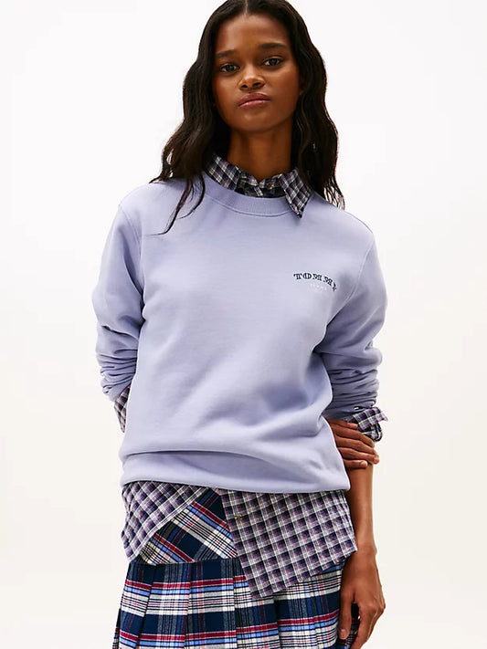 Back Logo Crew Neck Sweatshirt
