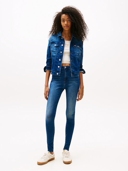 Pure Cotton Slim Fit Denim Jacket