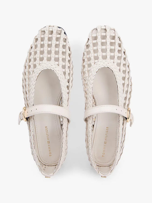 Woven Mary Jane Ballerinas