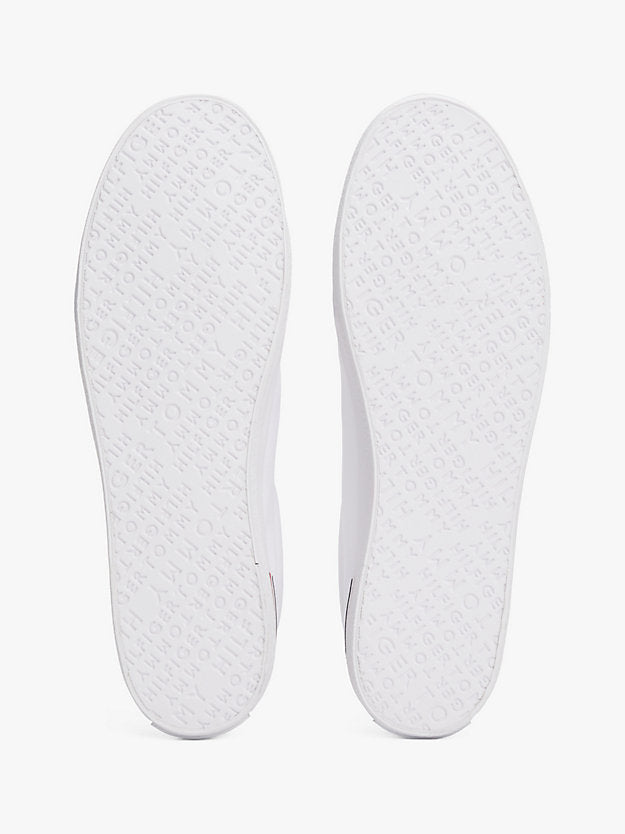 Twill Signature Lace-Up Trainers