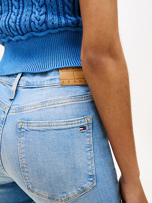 Nora Faded Mid Rise Skinny Jeans