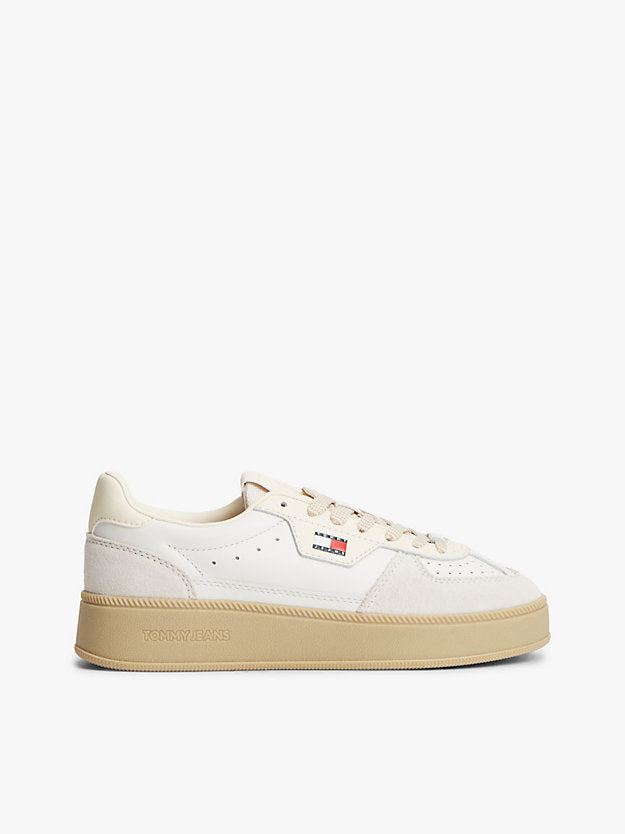 The Greenwich Leather Chunky Cupsole Trainers