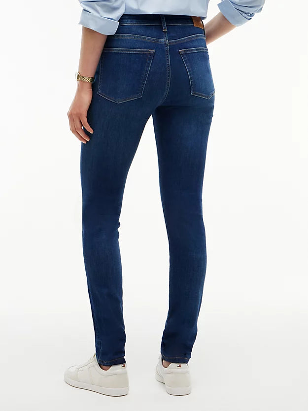 Como Whiskered Mid Rise Skinny Jeans