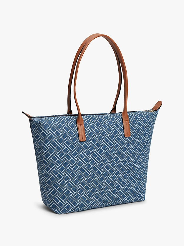 Flag Denim Tote Bag