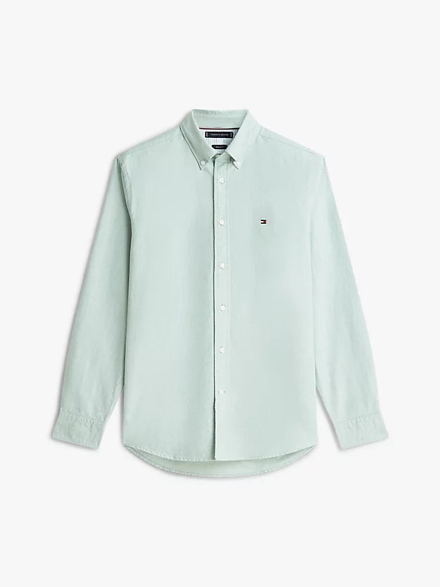 Regular Fit Flag Embroidery Oxford Shirt