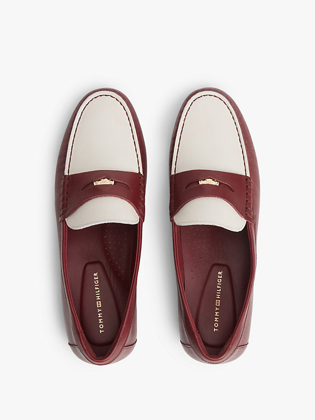 Monogram Leather Penny Loafers