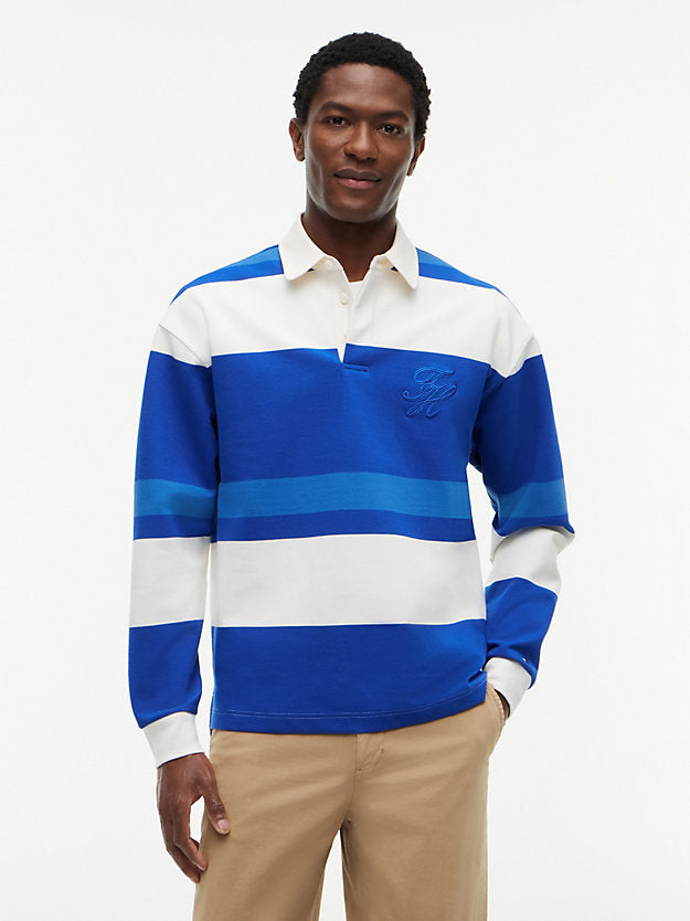 Stripe Relaxed Rugby Shirt
