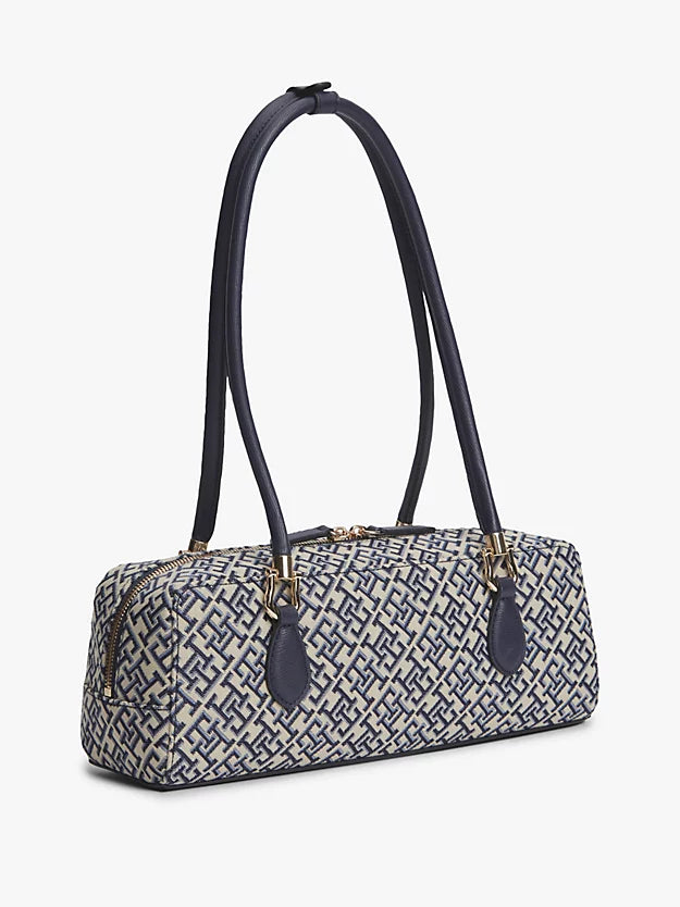 Textile Jacquard Rectangular Shoulder Bag