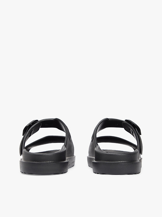 Double Strap Enamel Flag Lightweight Sandals