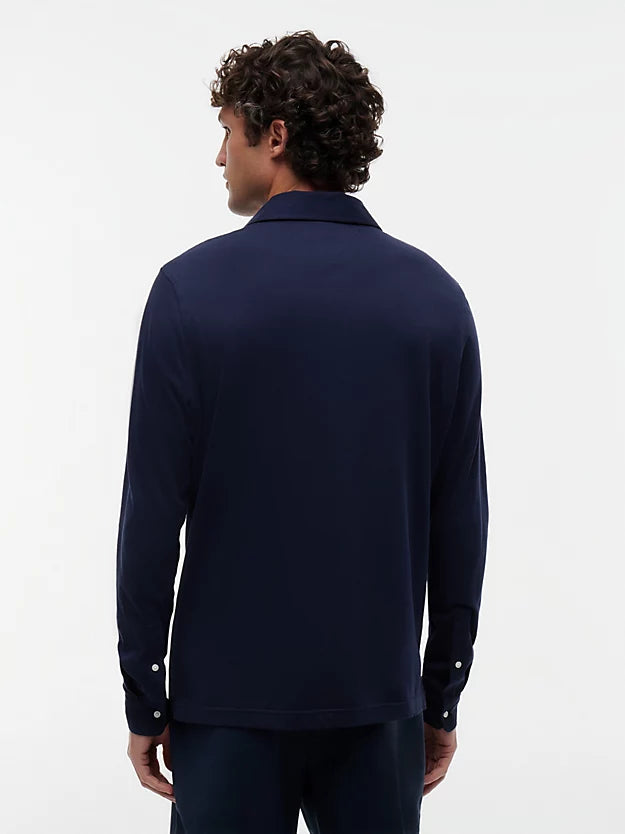 Regular Fit Lightweight Long Sleeve Polo Shirt