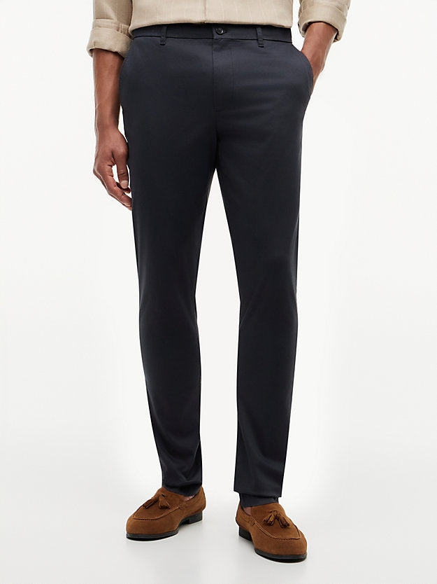 Bleecker Slim Printed Structured Chinos