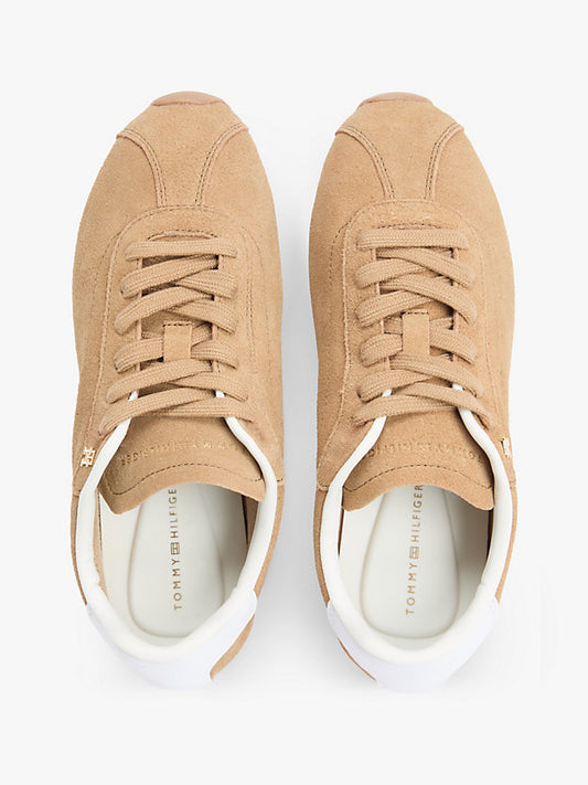 Suede Monogram Low Profile Trainers