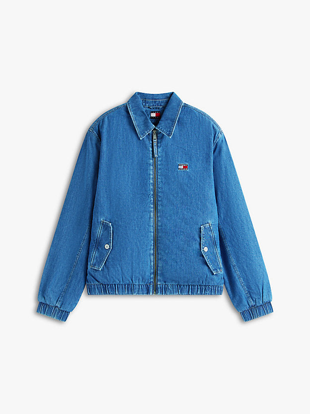 Chambray Denim Harrington Jacket