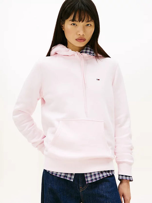 Flag Embroidery Fleece Drawstring Hoody