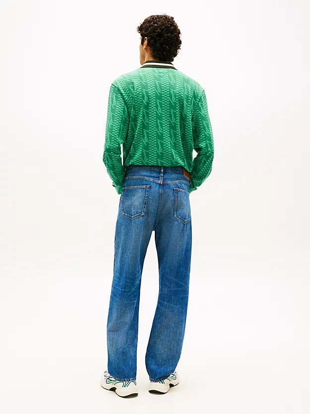 Otis Colour-Blocked Pocket Regular Straight Leg Jeans