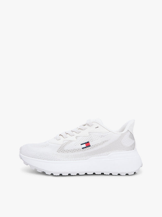 Mesh Jacquard Knit Cleat Trainers