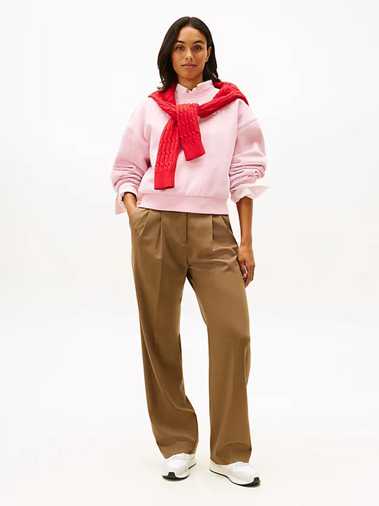 Logo Relaxed Fleece Sweatshirt