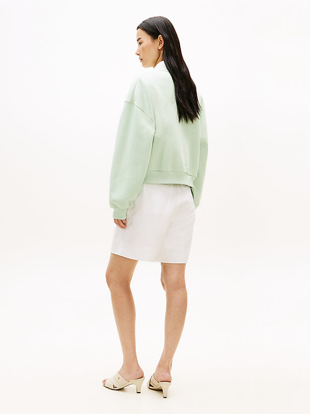Logo Relaxed Fleece Sweatshirt