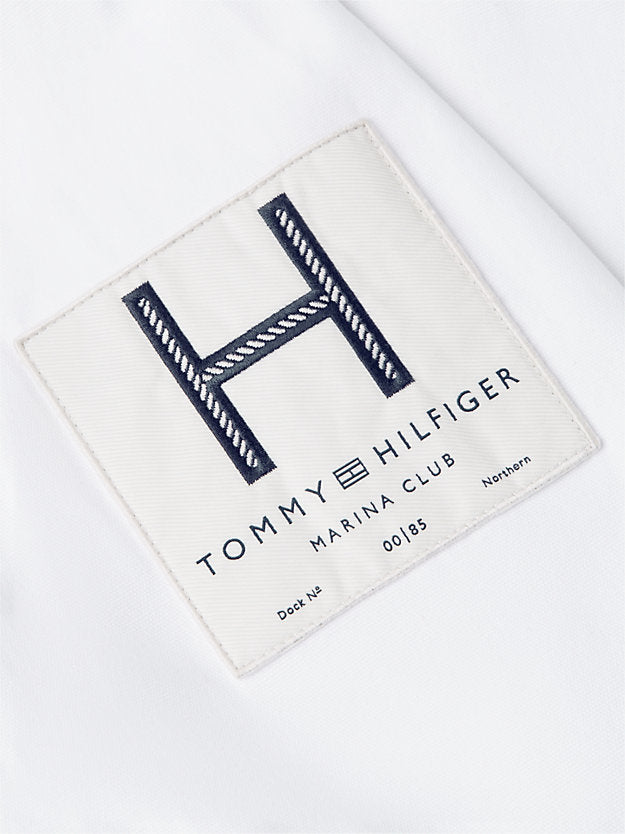 Stripe Flap Pocket Collared Jacket
