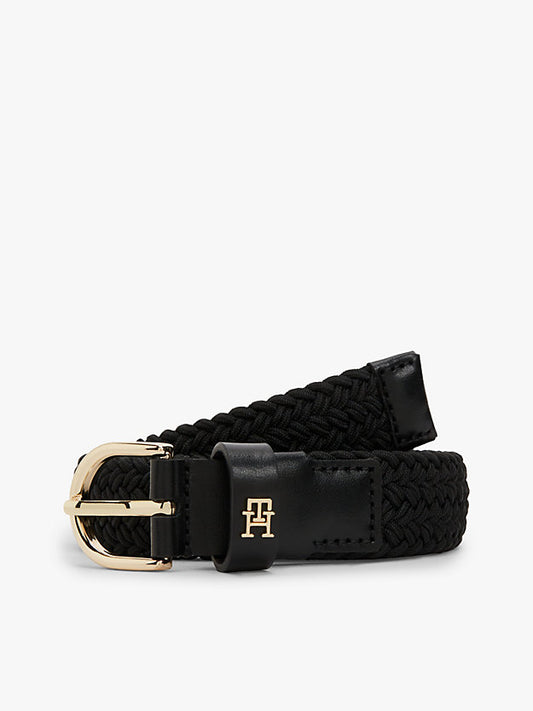 Essential Monogram Braided Elastic Belt