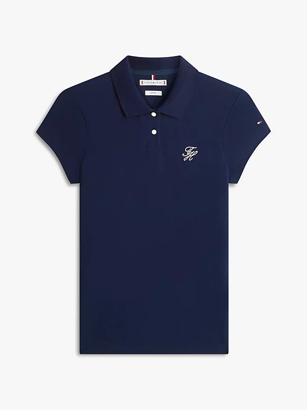 1985 Slim Fit Logo Embroidery Polo Shirt