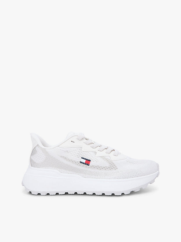 Mesh Jacquard Knit Cleat Trainers